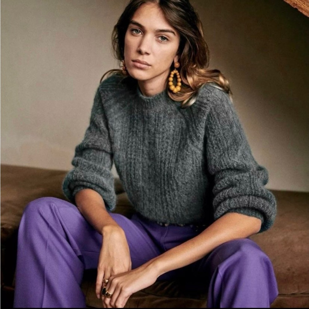 NWOT Sézane Scarlett Jumper - Sage